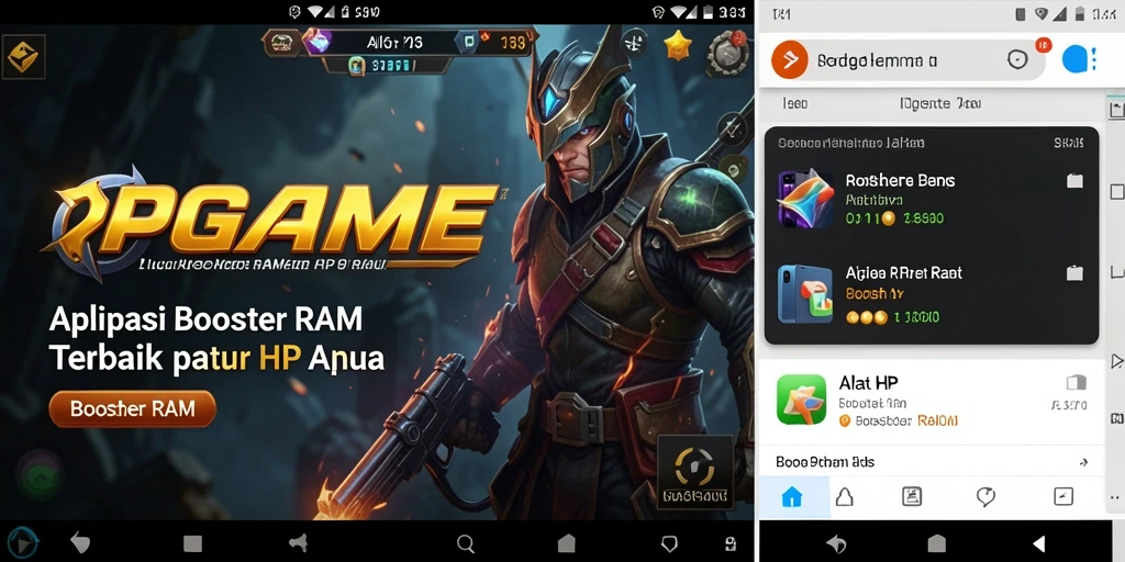 Tampilan antarmuka RPGAME yang sederhana dan fungsional.